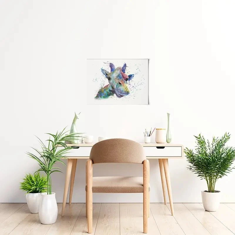 Smiling Giraffe Art Print Smiling Giraffe Art Print wall art product Jamie Taylor