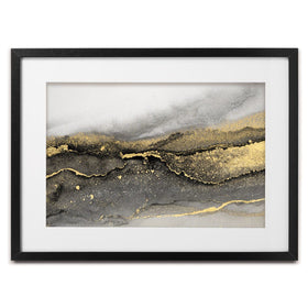 Smoky Abstract Framed Art Print wall art product Rudchenko Liliia / Shutterstock