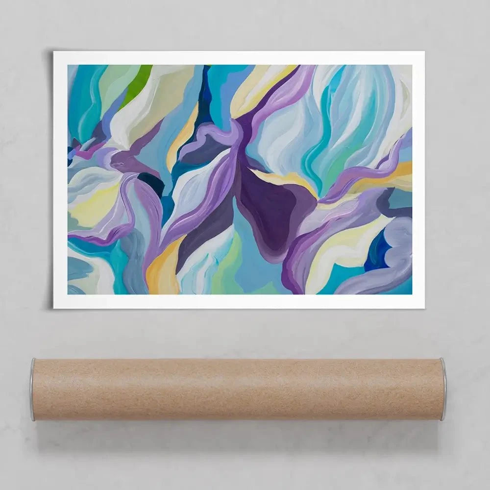 Smooth Purple Art Print Smooth Purple Art Print wall art product Olga Tkachyk
