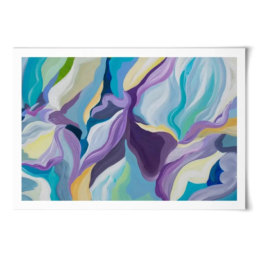 Smooth Purple Art Print Smooth Purple Art Print wall art product Olga Tkachyk