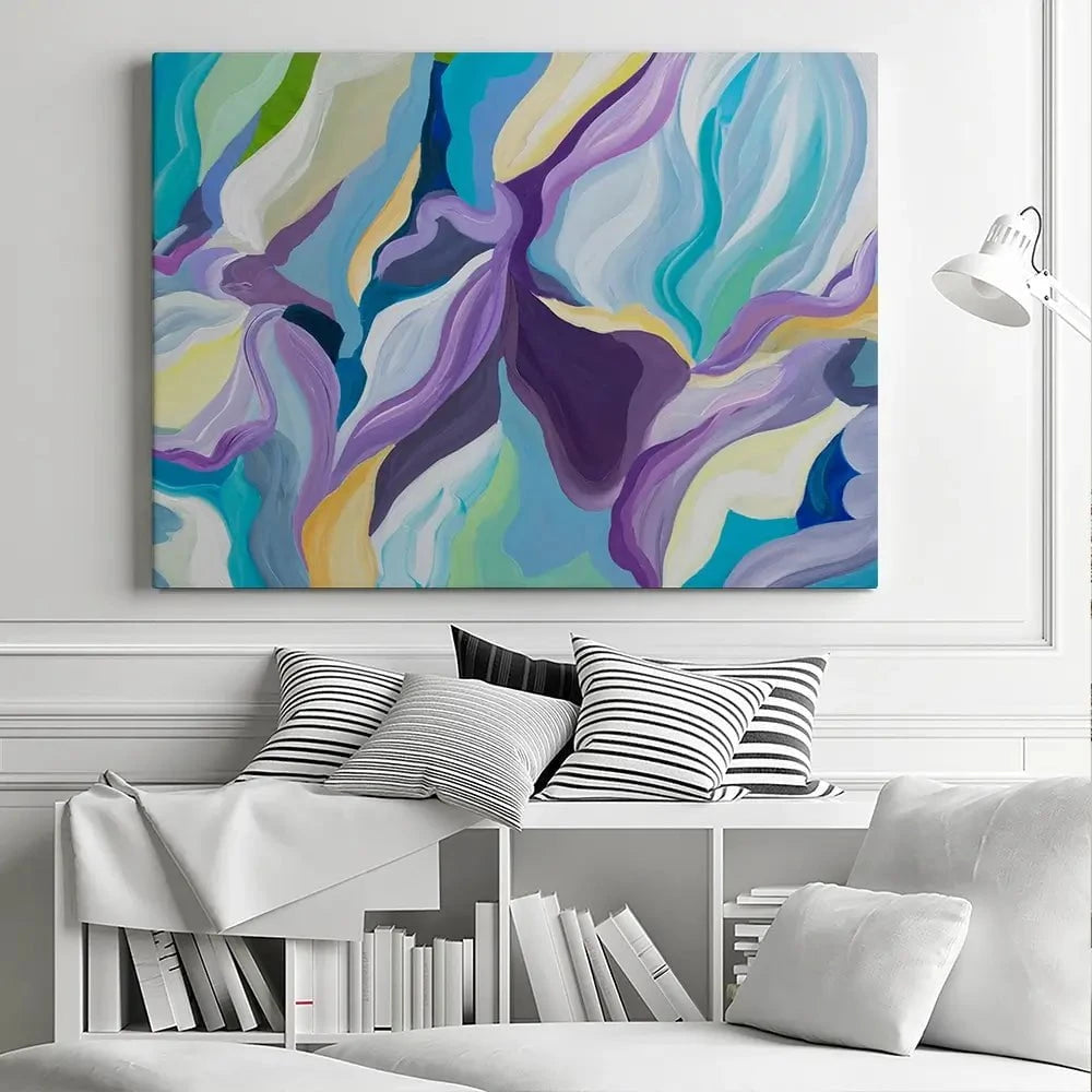 Smooth Purple Canvas Print Smooth Purple Canvas Print wall art product Olga Tkachyk