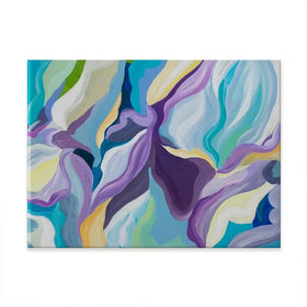 Smooth Purple Canvas Print Smooth Purple Canvas Print wall art product Olga Tkachyk