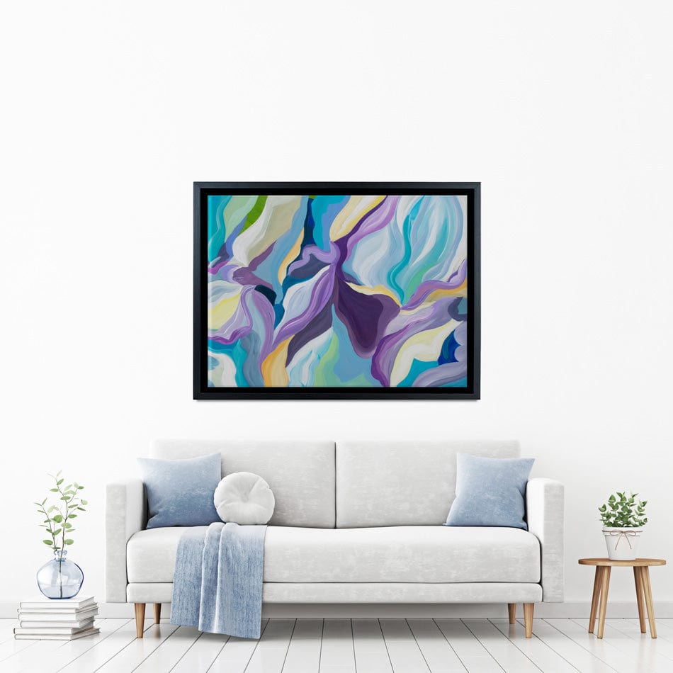 Smooth Purple Canvas Print wall art product Olga Tkachyk