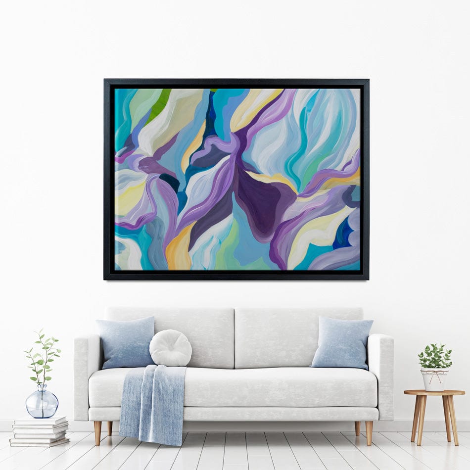 Smooth Purple Canvas Print wall art product Olga Tkachyk
