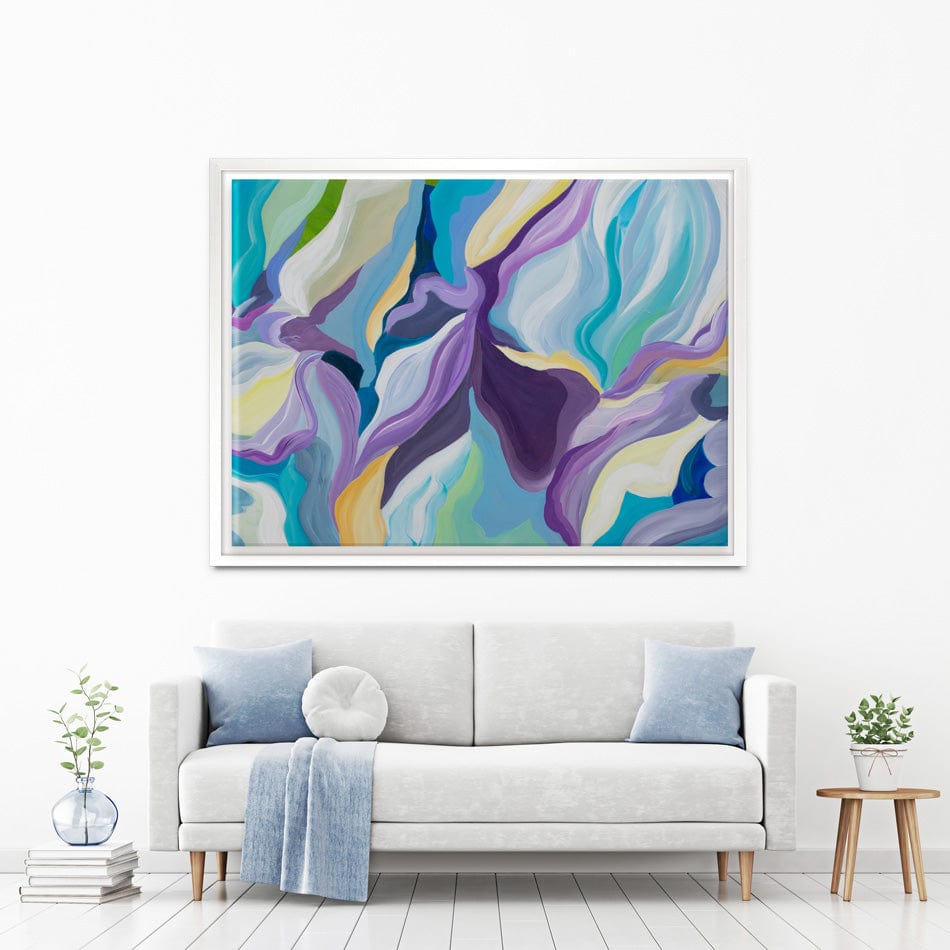 Smooth Purple Canvas Print wall art product Olga Tkachyk