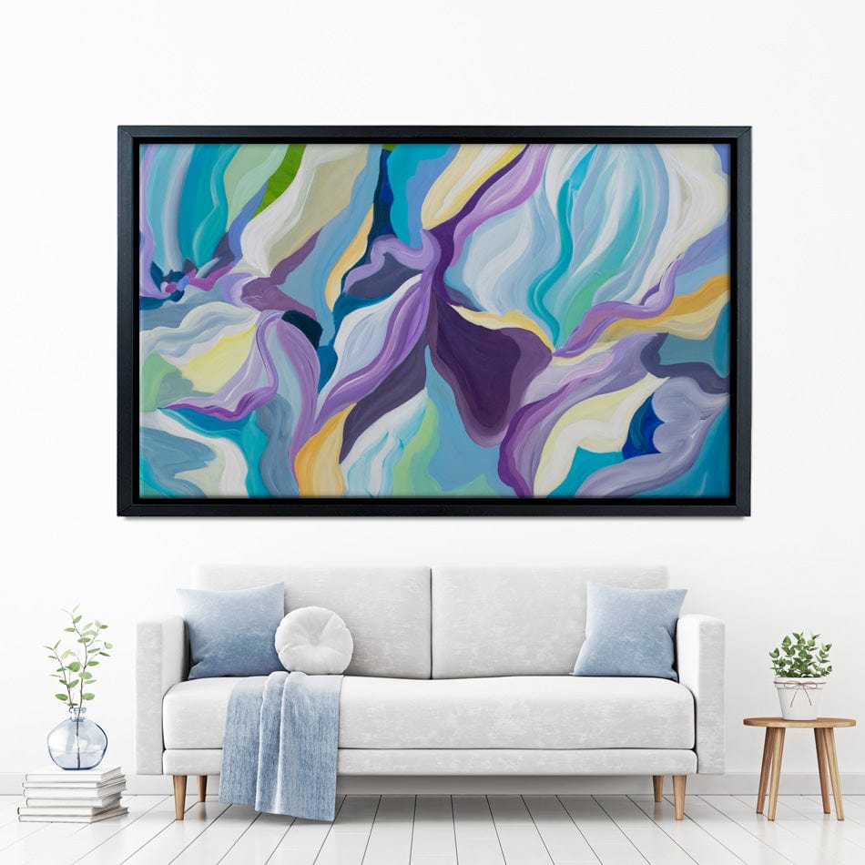 Smooth Purple Canvas Print wall art product Olga Tkachyk