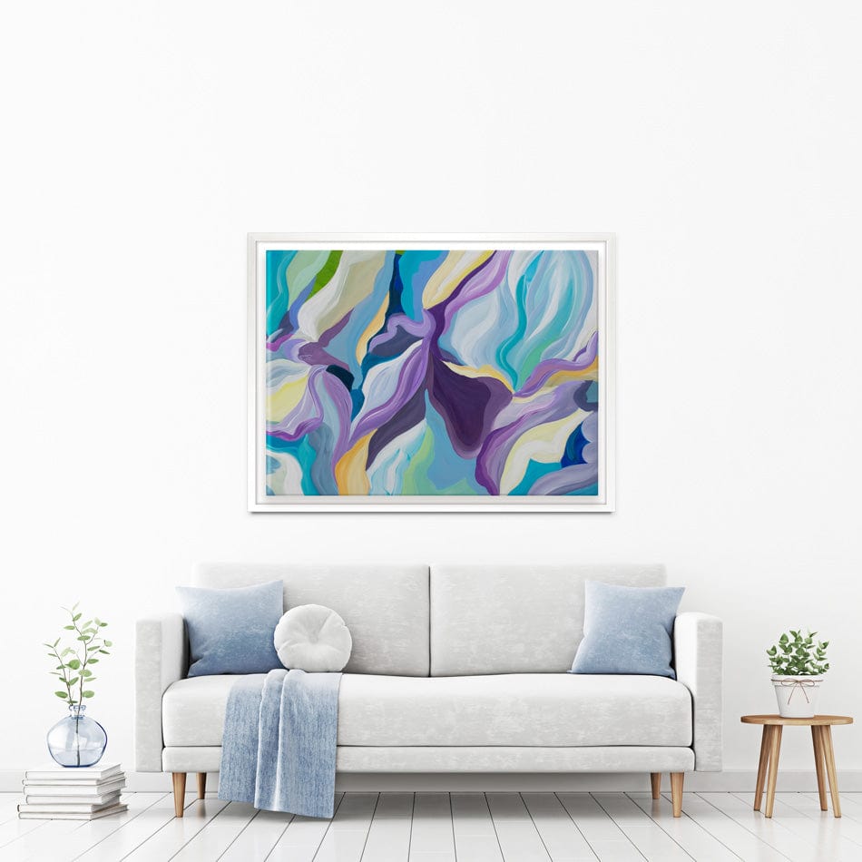 Smooth Purple Canvas Print wall art product Olga Tkachyk