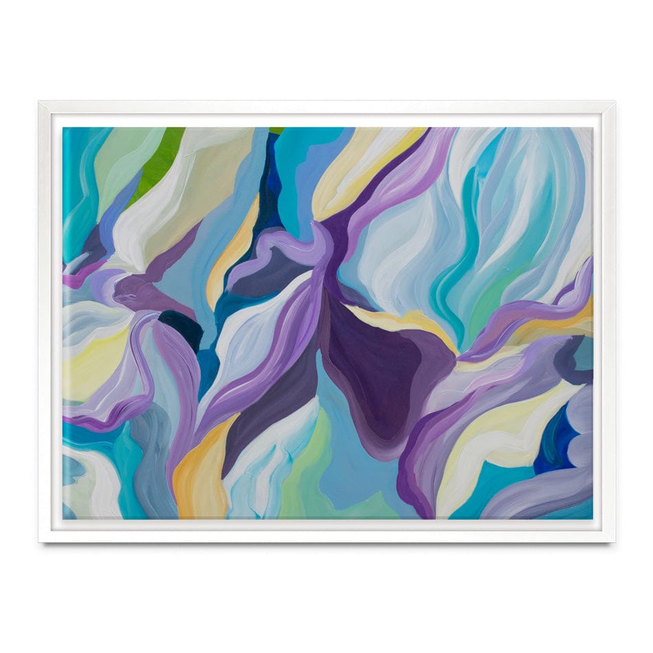 Smooth Purple Canvas Print wall art product Olga Tkachyk