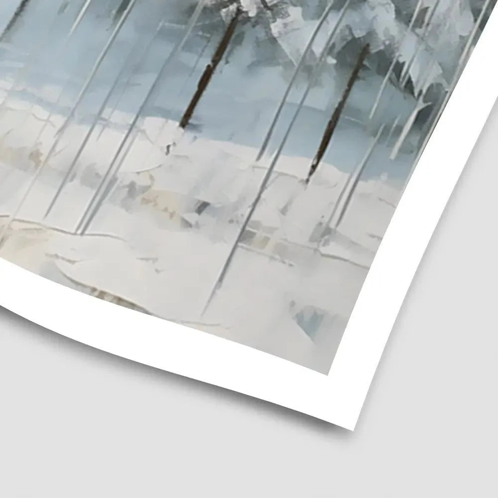 Snow Dusted Trees Art Print Snow Dusted Trees Art Print wall art product Franklyn Gregory - Independent
