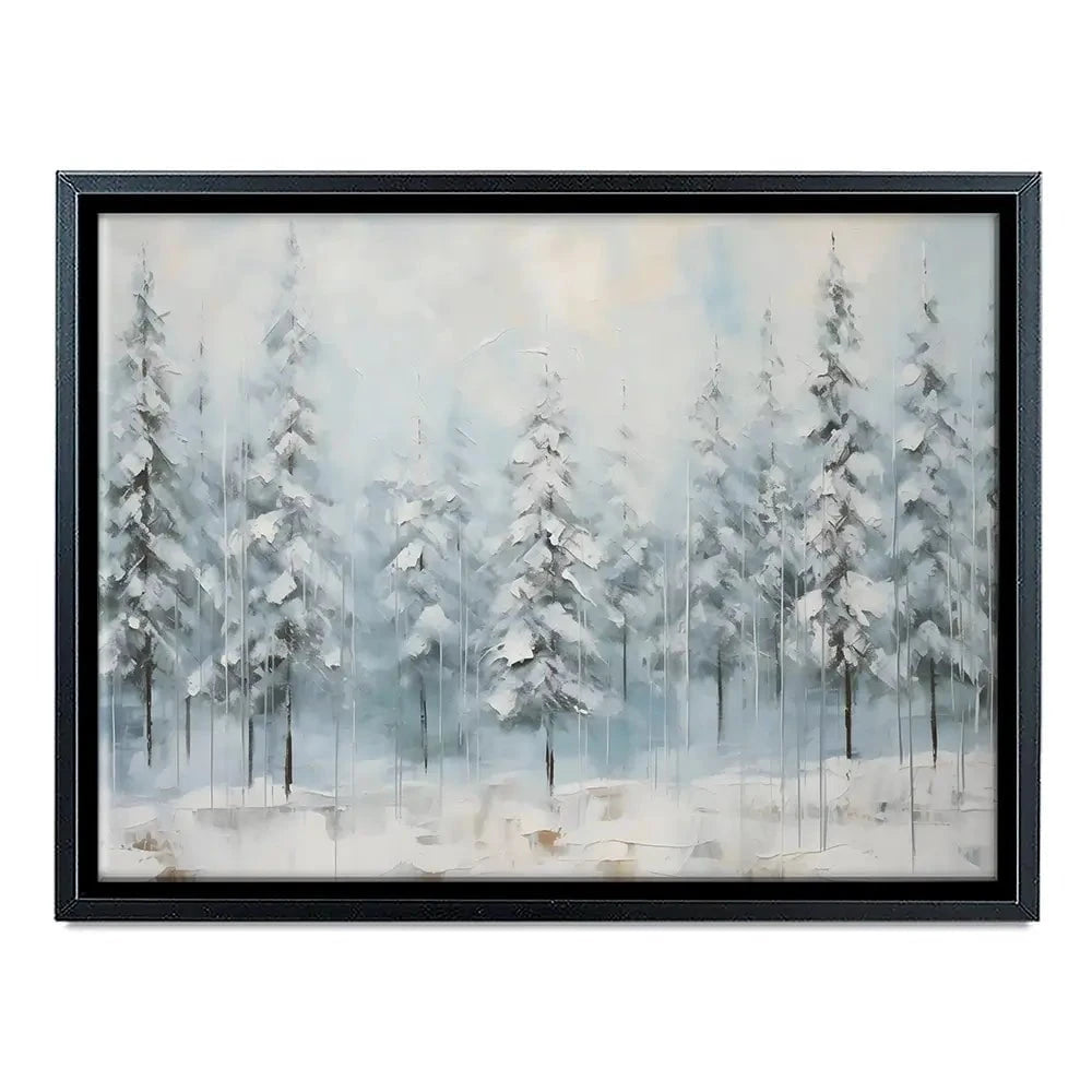 Snow Dusted Trees Canvas Print Snow Dusted Trees Canvas Print wall art product Franklyn Gregory - Independent