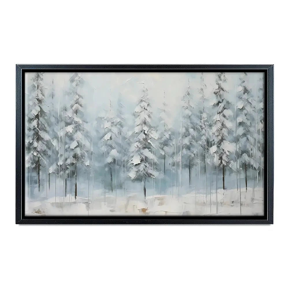 Snow Dusted Trees Canvas Print Snow Dusted Trees Canvas Print wall art product Franklyn Gregory - Independent