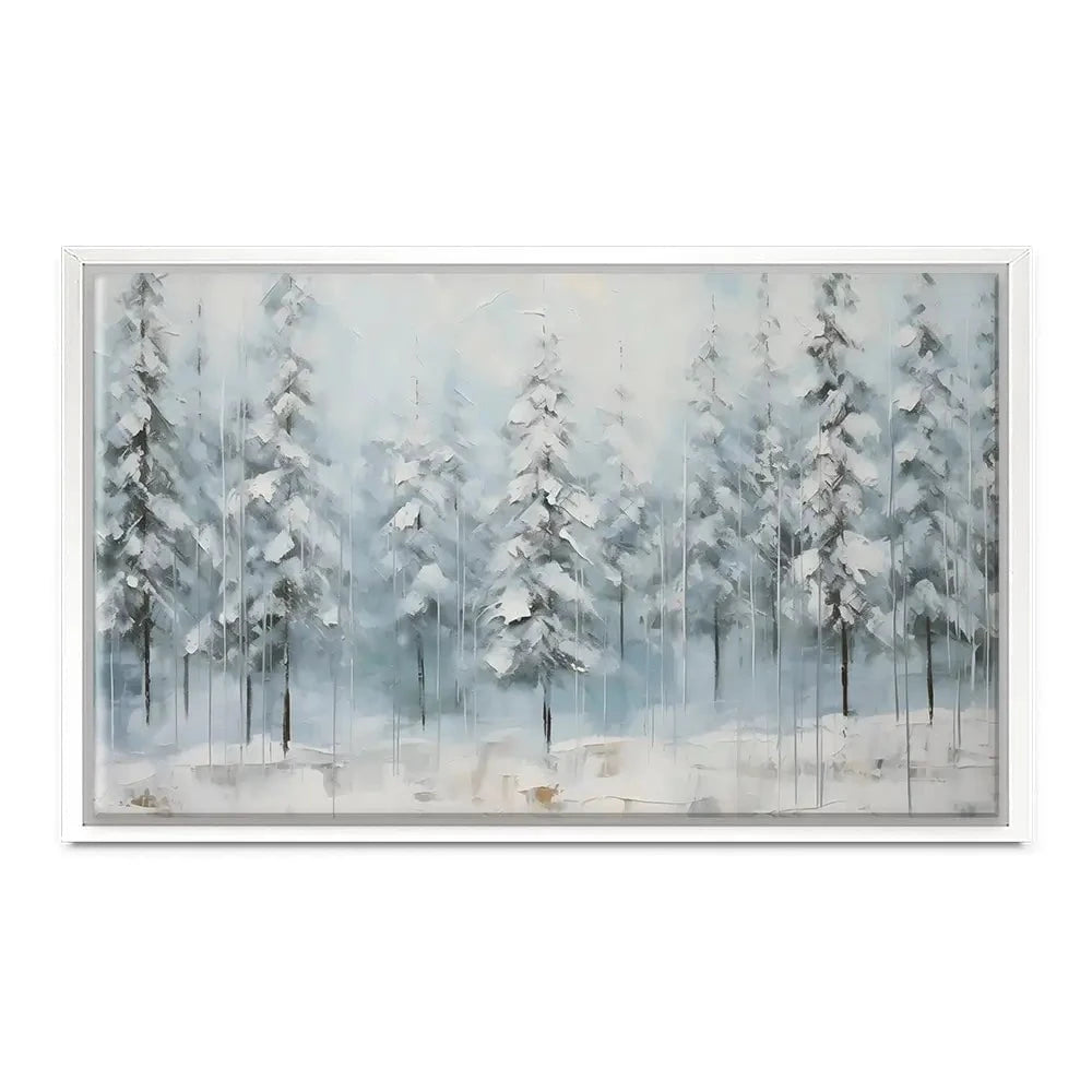 Snow Dusted Trees Canvas Print Snow Dusted Trees Canvas Print wall art product Franklyn Gregory - Independent