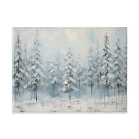 Snow Dusted Trees Canvas Print Snow Dusted Trees Canvas Print wall art product Franklyn Gregory - Independent