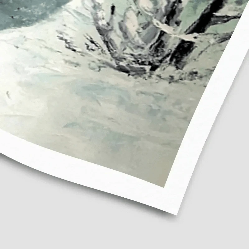 Snow Winter Art Print Snow Winter Art Print wall art product Violeta Allaberdieva