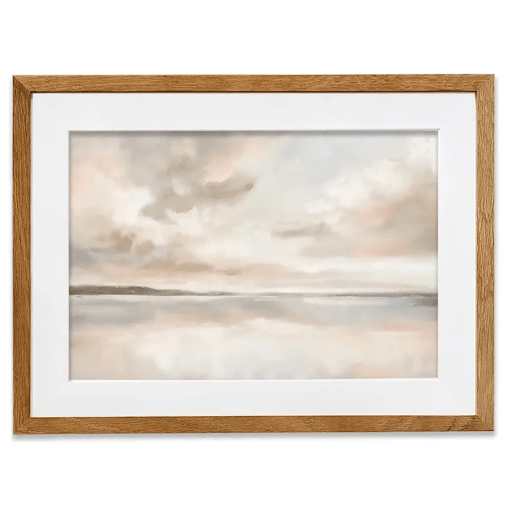 Soft Skies Framed Art Print Soft Skies Framed Art Print wall art product RileyB - Independent