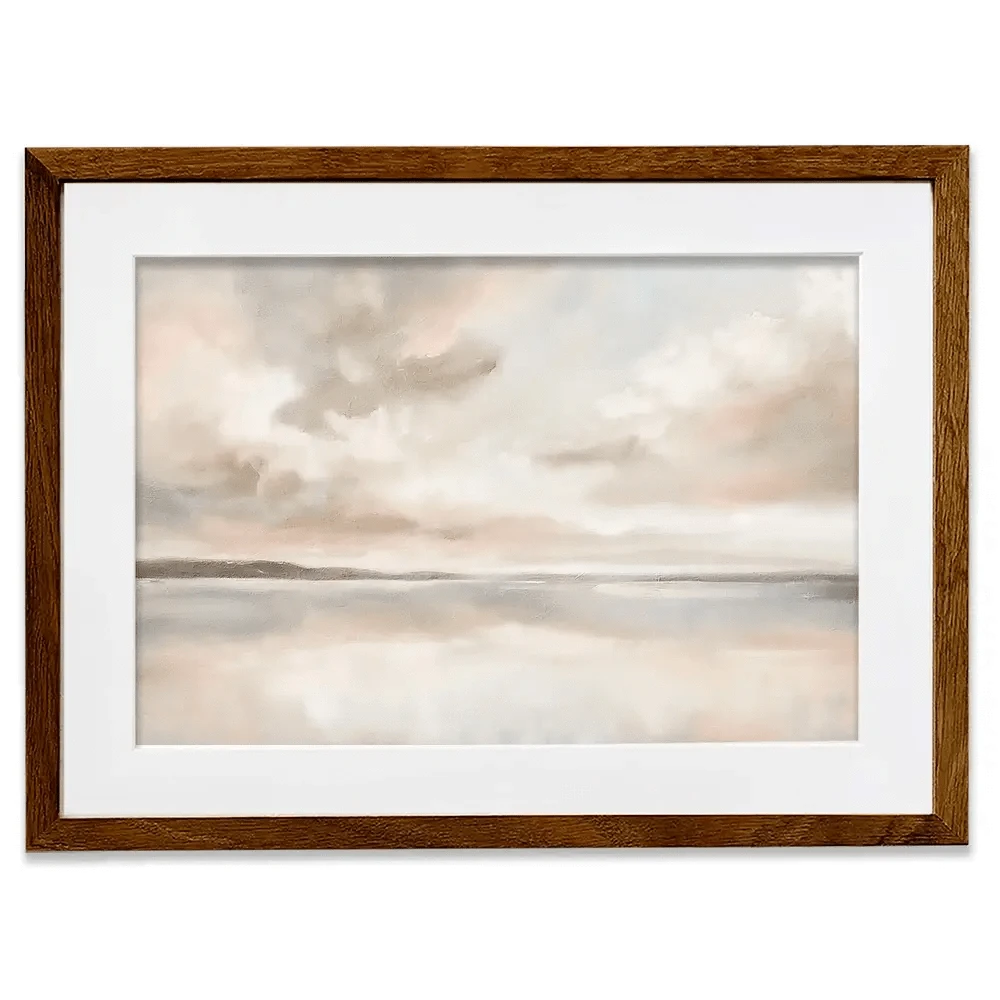 Soft Skies Framed Art Print Soft Skies Framed Art Print wall art product RileyB - Independent