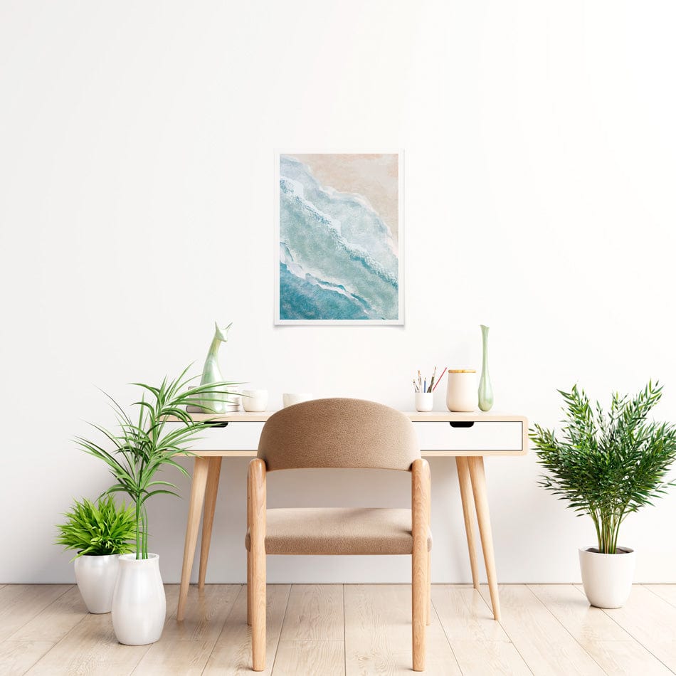 Soft Waves Art Print Soft Waves Art Print wall art product DaisyArtDecor / Shutterstock