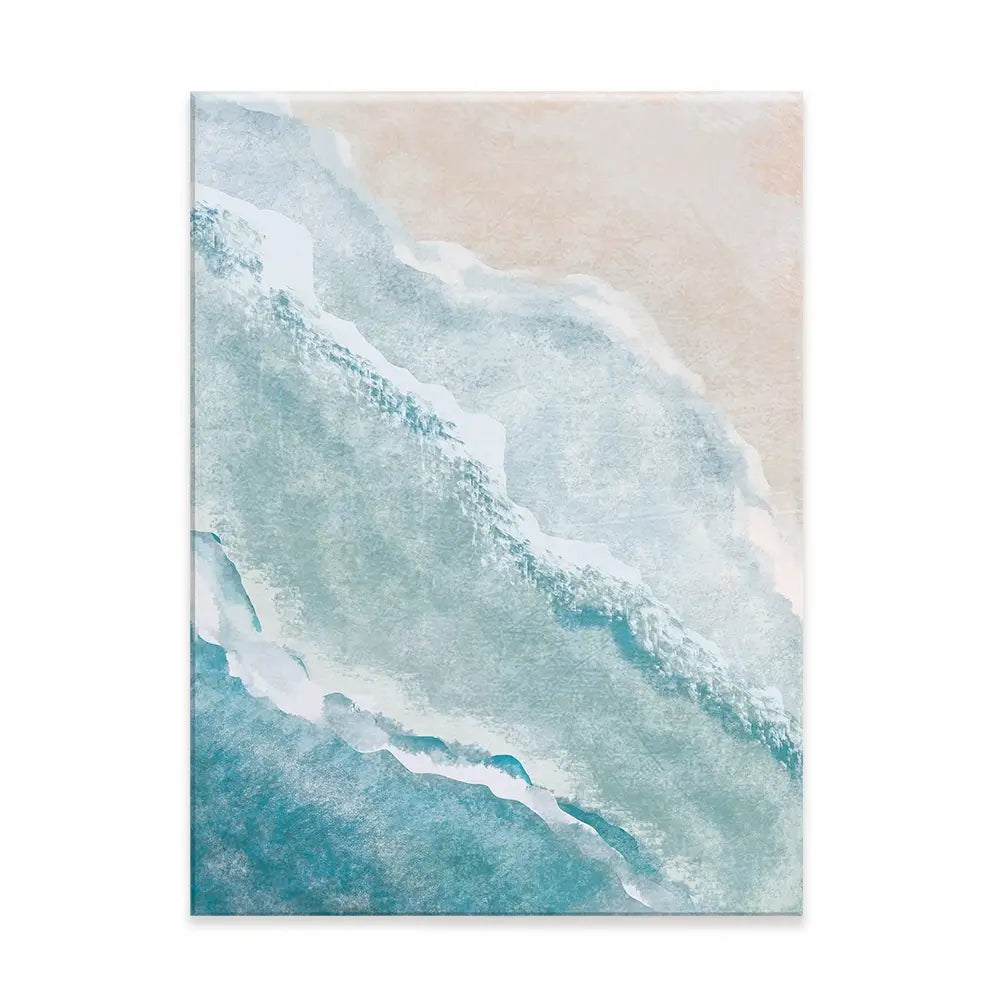 Soft Waves Canvas Print Soft Waves Canvas Print wall art product DaisyArtDecor / Shutterstock