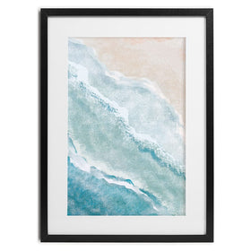 Soft Waves Framed Art Print wall art product DaisyArtDecor / Shutterstock