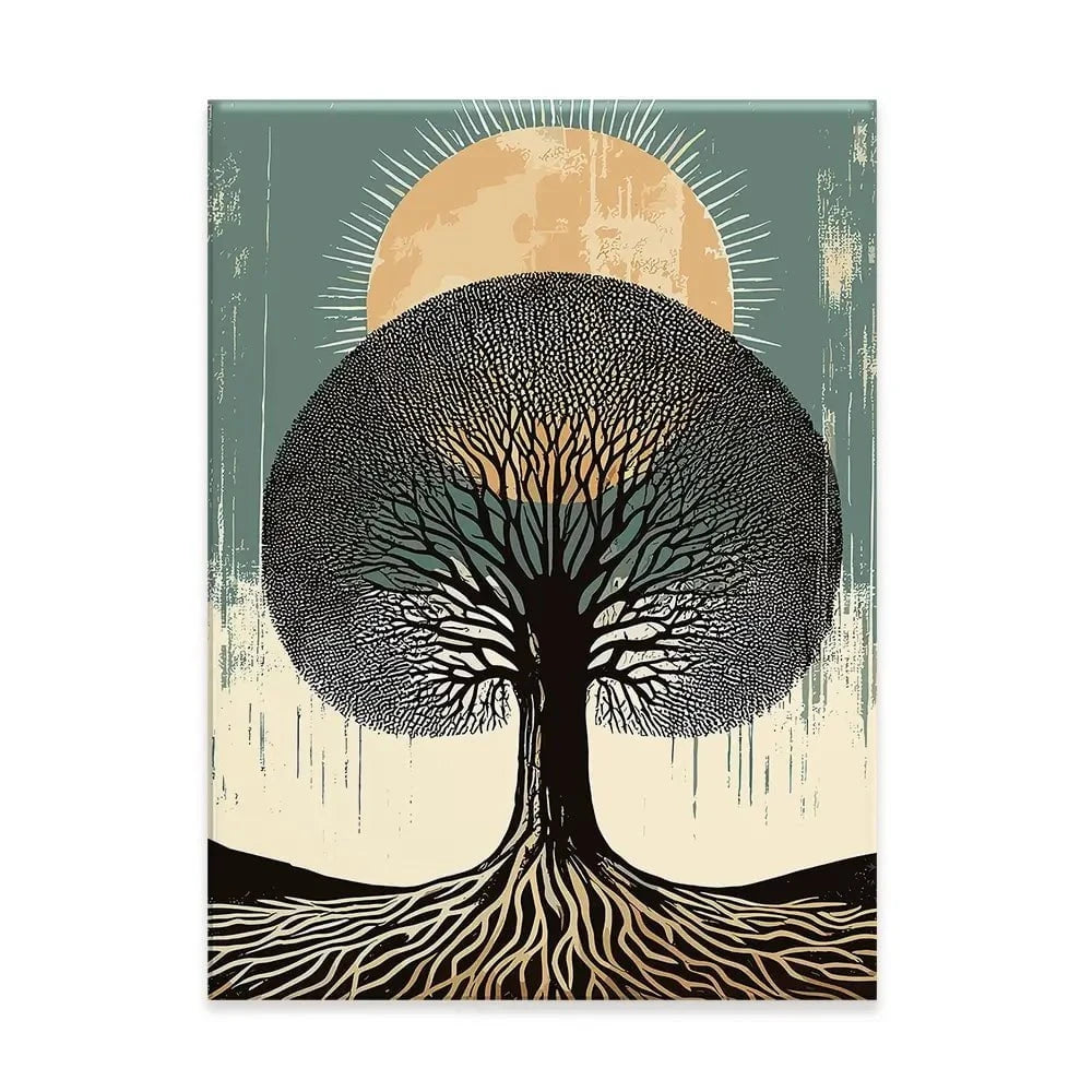 Solar Rooted Canvas Print Solar Rooted Canvas Print wall art product P & M Print Gallery