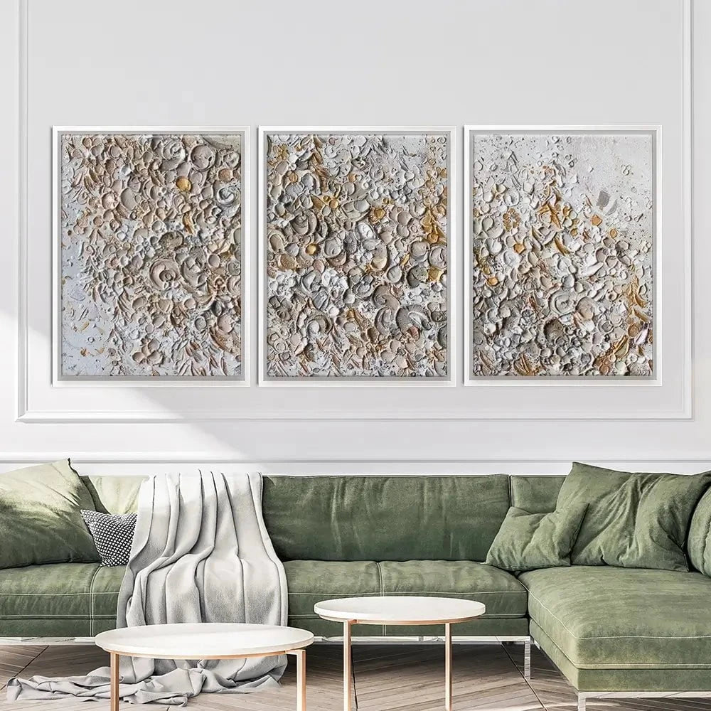 Sophisticated Celebration Trio Canvas Print Sophisticated Celebration Trio Canvas Print wall art product Nada Khatib