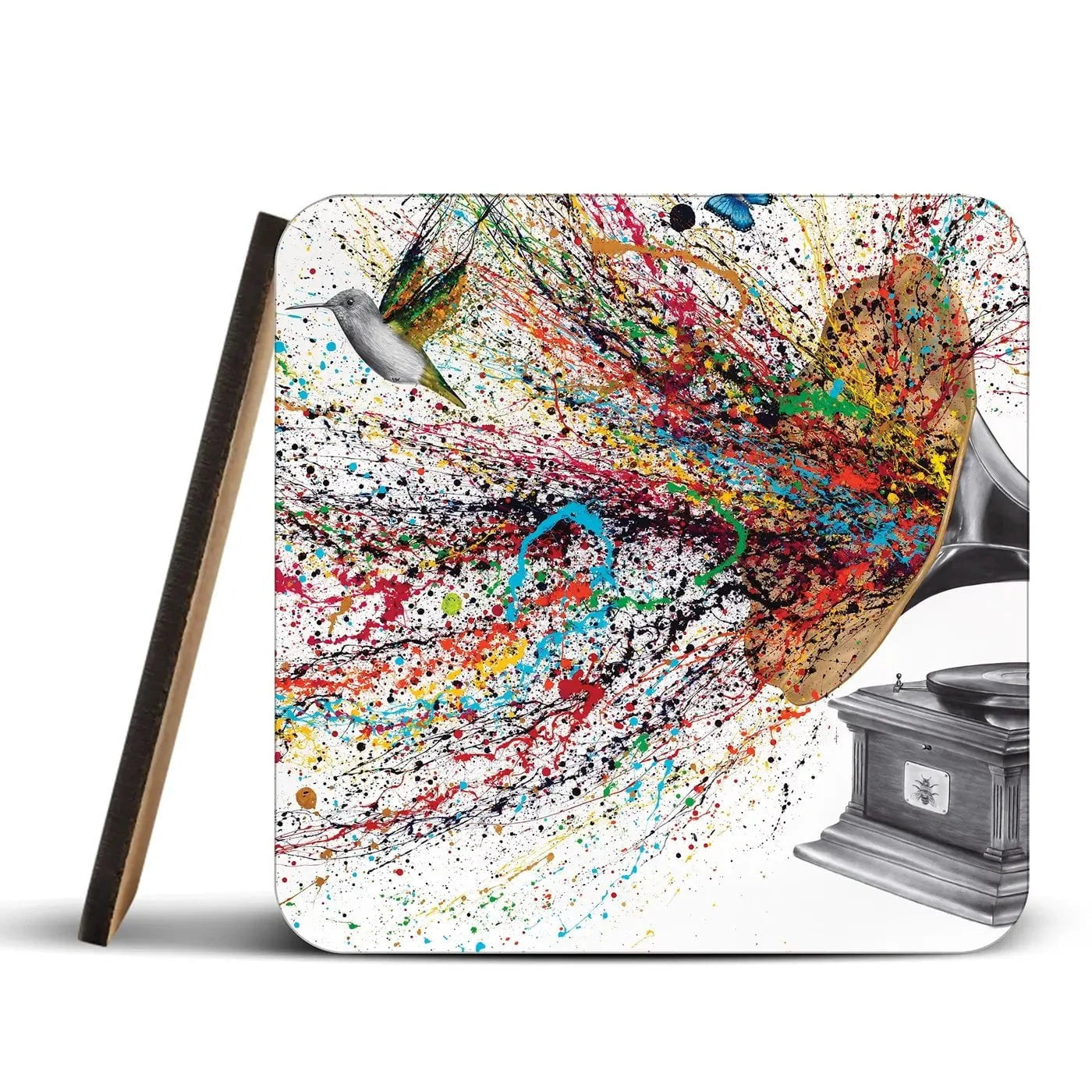 Sound Of Nature Coaster Set Rainbow Soul Tree Coaster Set | Rainbow Soul Tree Art Coasters wall art product Ashvin Harrison