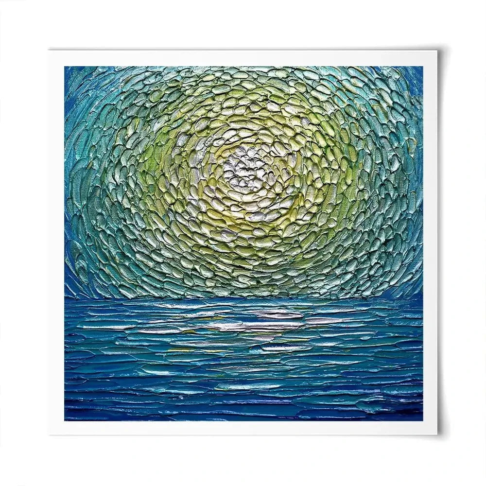 Sour Apple Square Art Print Sour Apple Square Art Print wall art product Nada Khatib