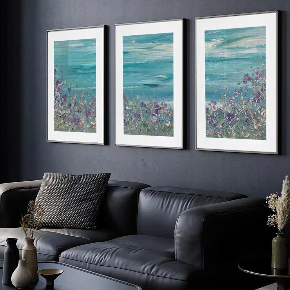 South Coast Views Framed Art Print Trio South Coast Views Framed Art Print Trio wall art product Charlotte Anna Reed