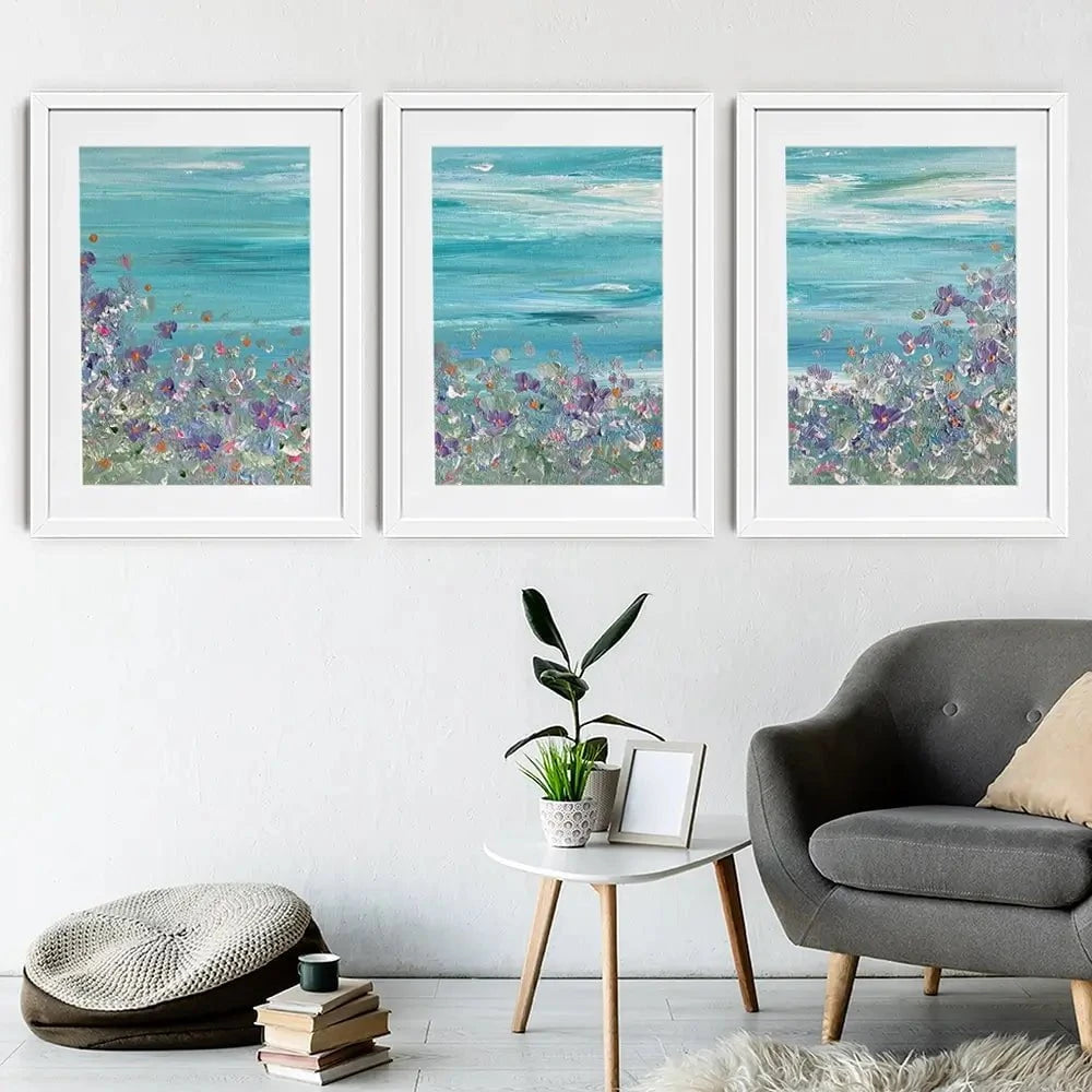 South Coast Views Framed Art Print Trio South Coast Views Framed Art Print Trio wall art product Charlotte Anna Reed