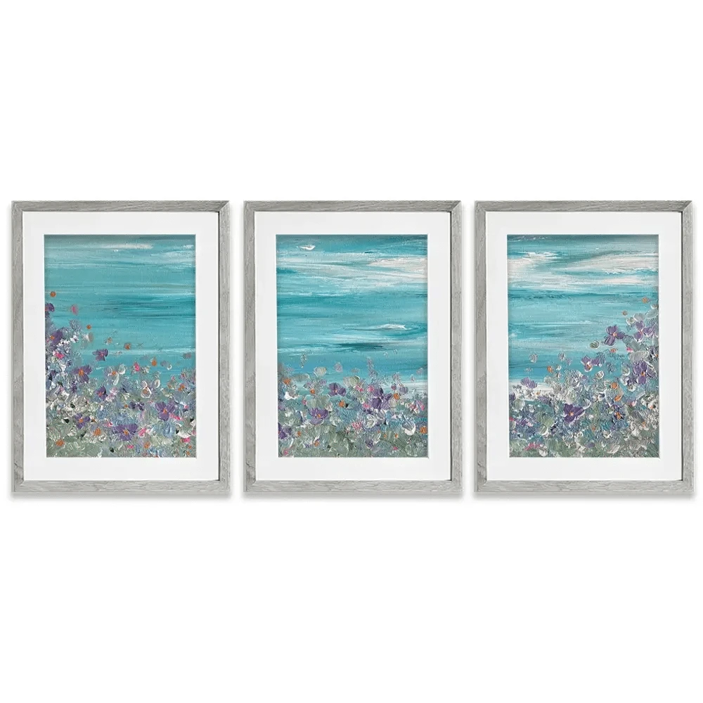 South Coast Views Framed Art Print Trio South Coast Views Framed Art Print Trio wall art product Charlotte Anna Reed