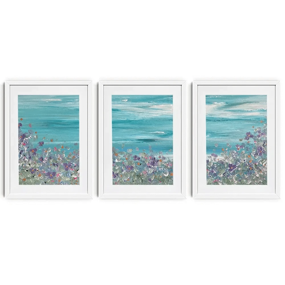 South Coast Views Framed Art Print Trio South Coast Views Framed Art Print Trio wall art product Charlotte Anna Reed