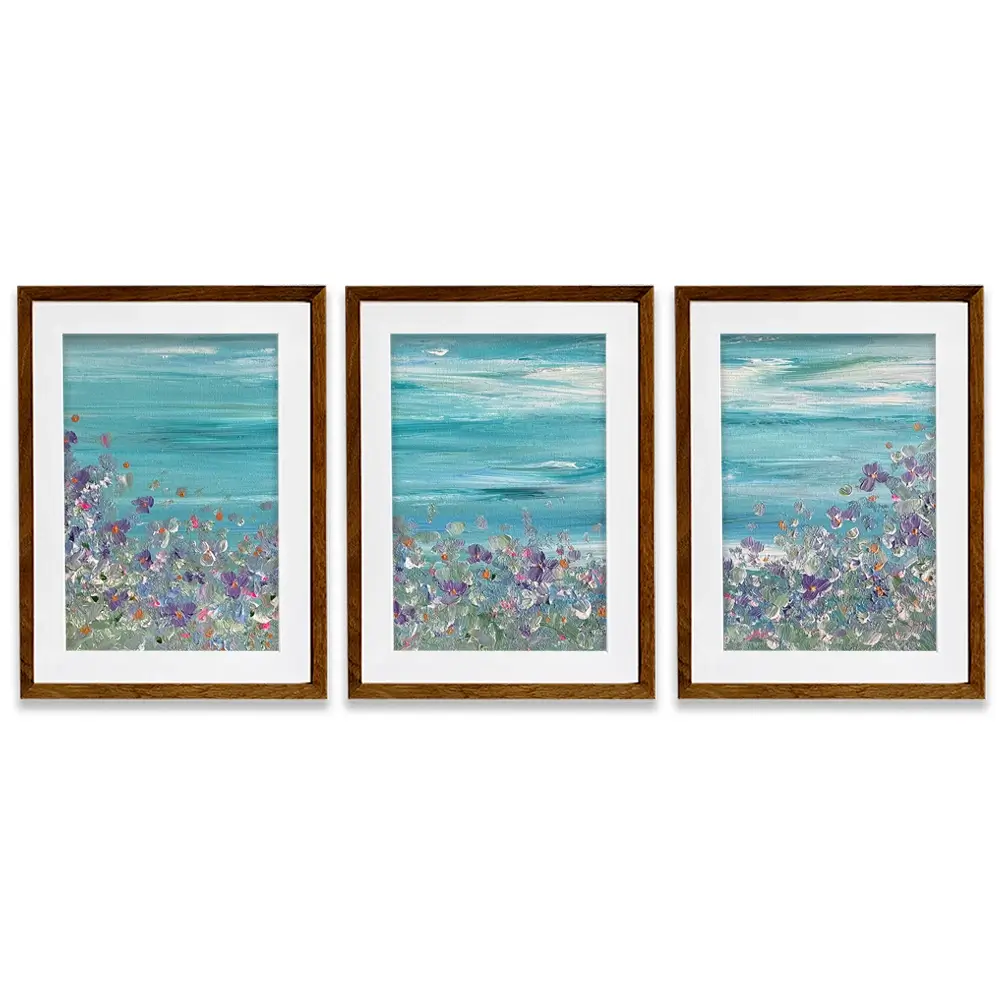 South Coast Views Framed Art Print Trio South Coast Views Framed Art Print Trio wall art product Charlotte Anna Reed
