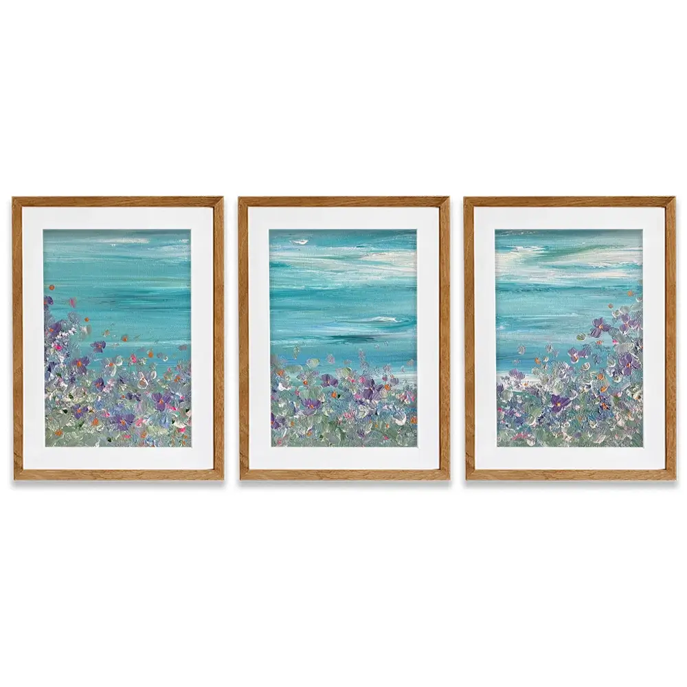 South Coast Views Framed Art Print Trio South Coast Views Framed Art Print Trio wall art product Charlotte Anna Reed