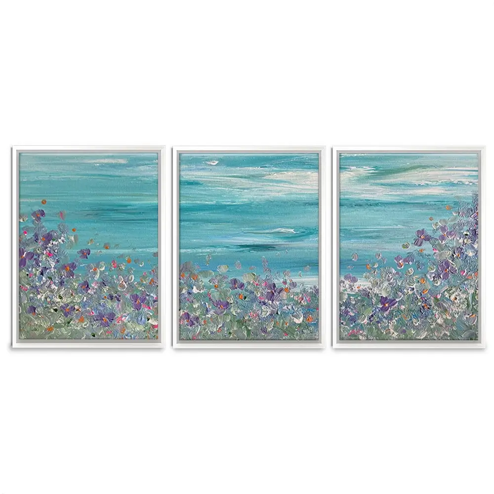 South Coast Views Trio Canvas Print South Coast Views Trio Canvas Print wall art product Charlotte Anna Reed