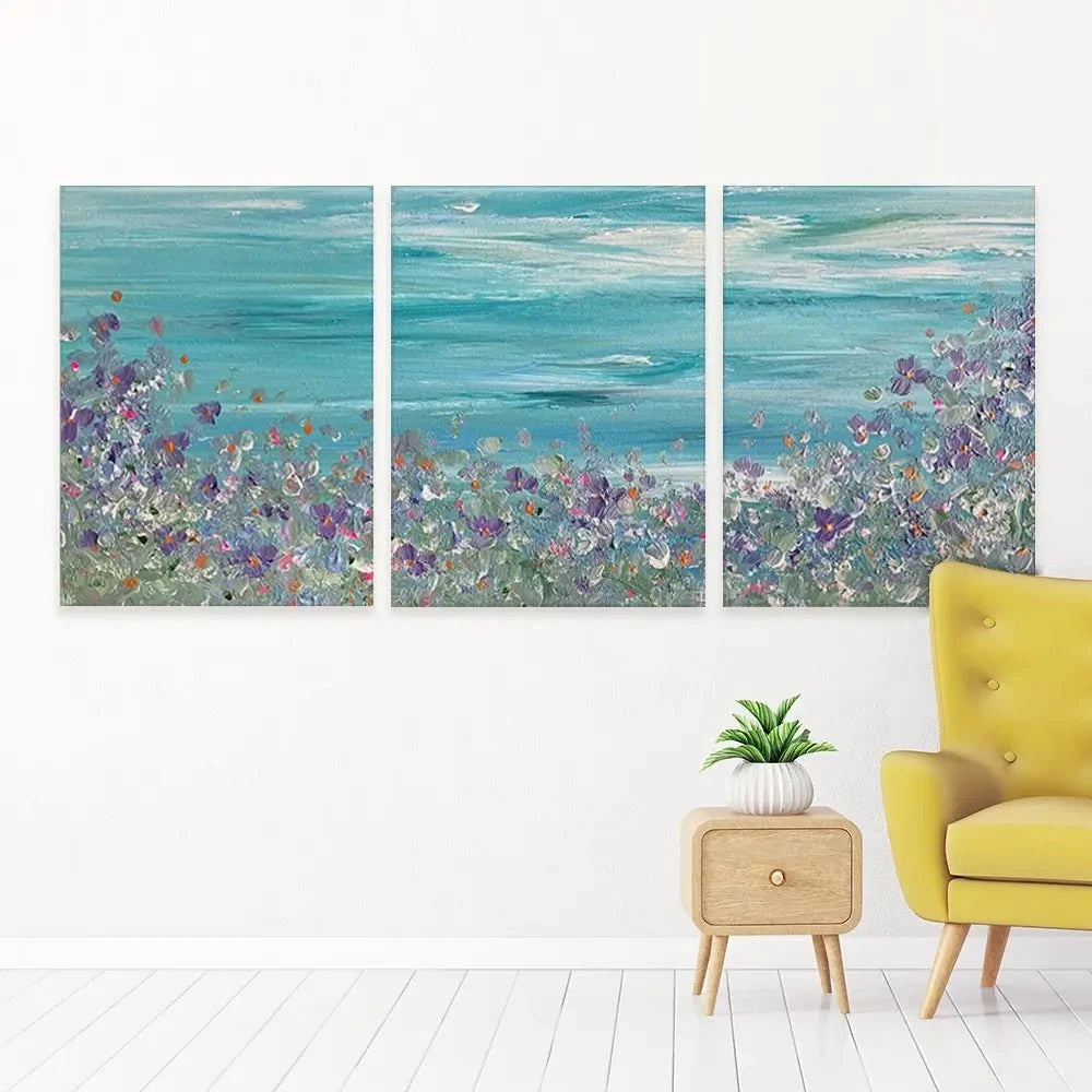 South Coast Views Trio Canvas Print South Coast Views Trio Canvas Print wall art product Charlotte Anna Reed