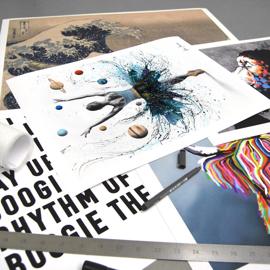 Space Dance Art Print wall art product Ashvin Harrison