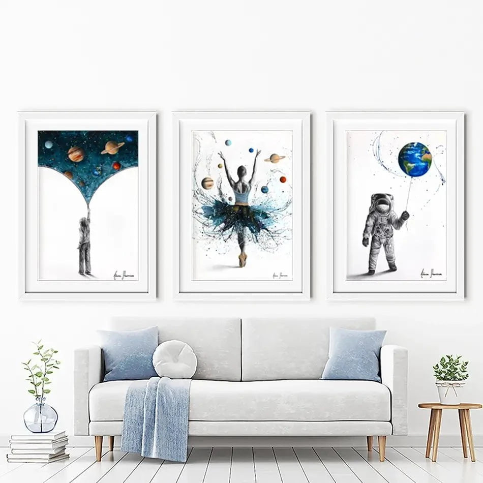 Space Framed Art Print Trio Space Framed Art Print Trio wall art product Ashvin Harrison