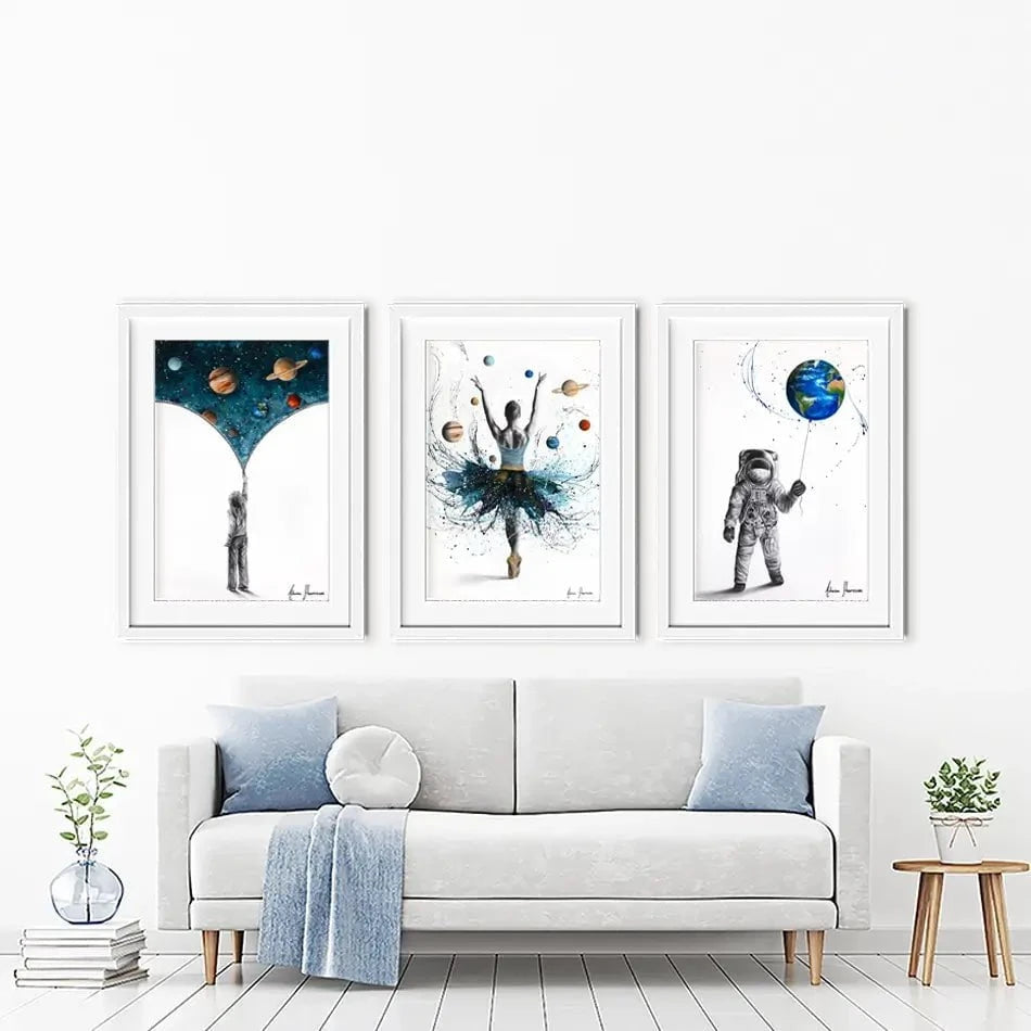 Space Framed Art Print Trio Space Framed Art Print Trio wall art product Ashvin Harrison
