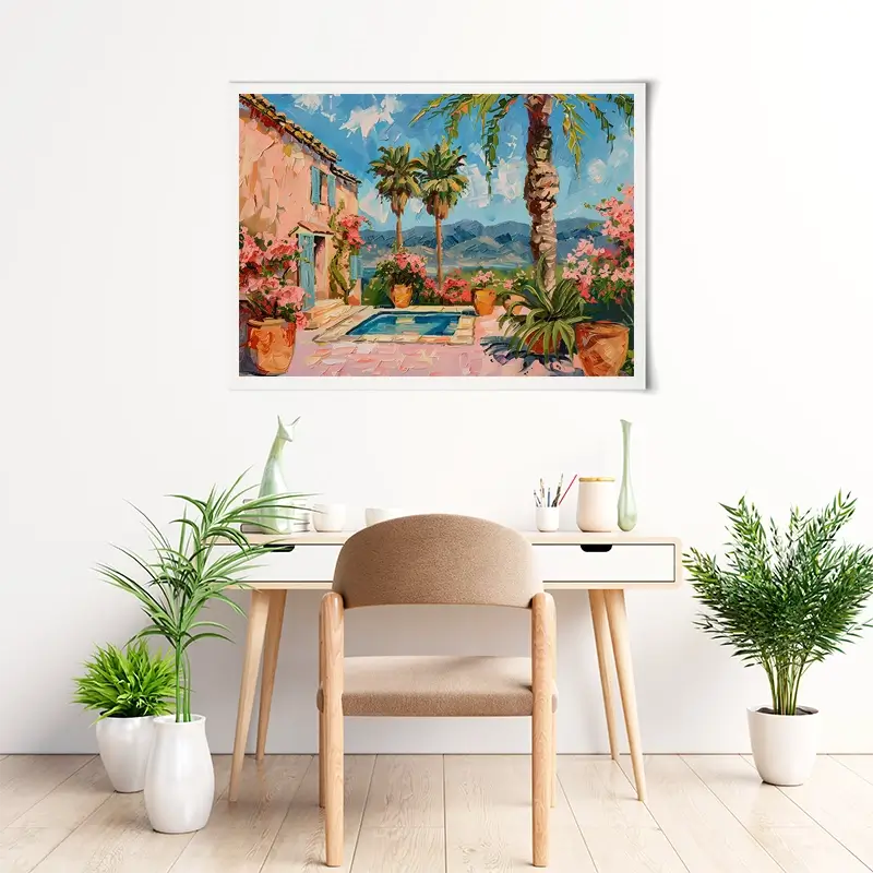 Spanish House By The Pool 2 Art Print Spanish House By The Pool 2 Art Print wall art product Elena Avanesova