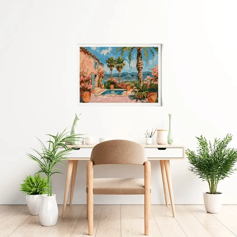 Spanish House By The Pool 2 Art Print Spanish House By The Pool 2 Art Print wall art product Elena Avanesova