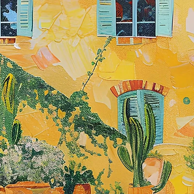 Spanish House By The Pool Framed Art Print Spanish House By The Pool Framed Art Print wall art product Elena Avanesova