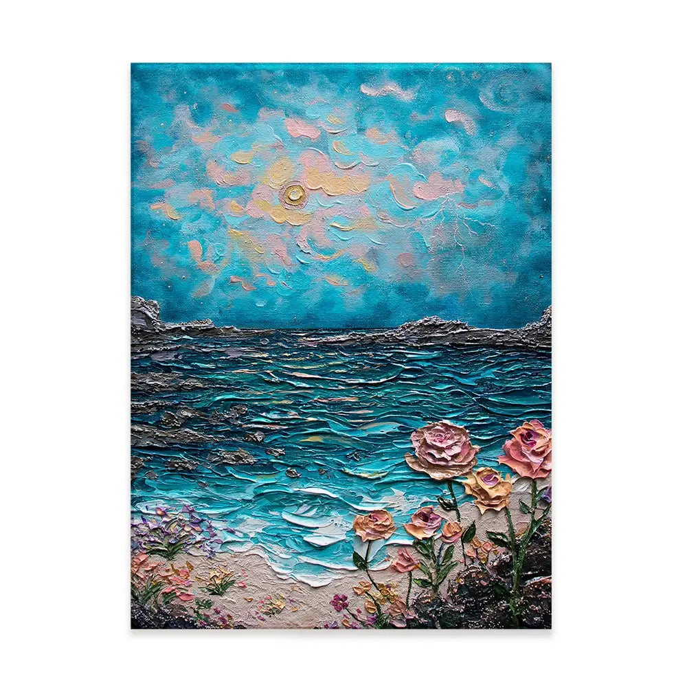 Sparked By The Sea Canvas Print Sparked By The Sea Canvas Print wall art product Nada Khatib