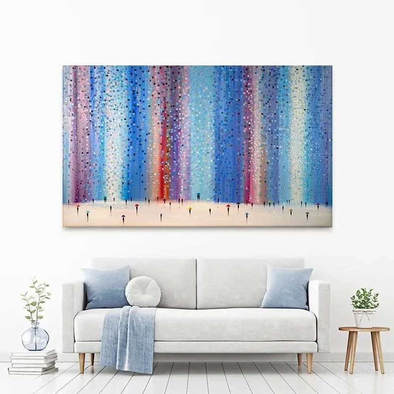 Sparkles Of The Rain Canvas Print Sparkles Of The Rain Canvas Print wall art product Ekaterina Ermilkina