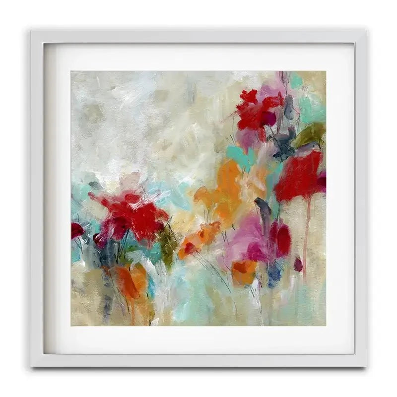 Spectrum Floral Framed Art Print Spectrum Floral Framed Art Print wall art product Carol Robinson