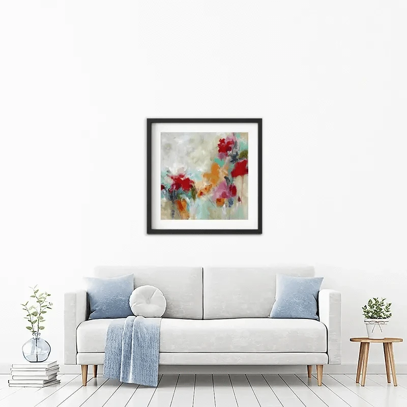 Spectrum Floral Framed Art Print Spectrum Floral Framed Art Print wall art product Carol Robinson