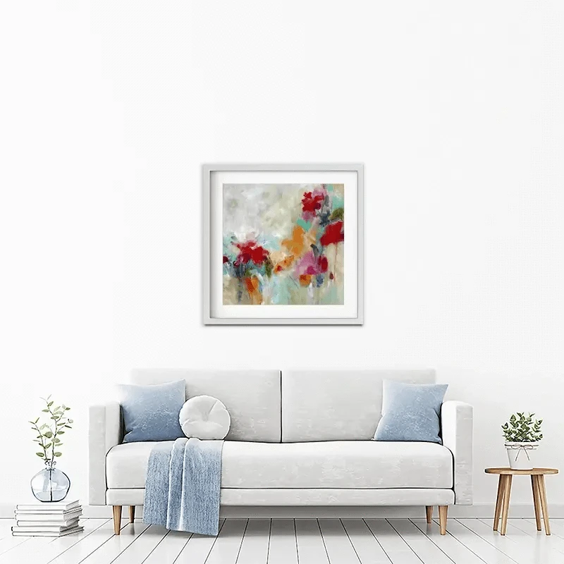 Spectrum Floral Framed Art Print Spectrum Floral Framed Art Print wall art product Carol Robinson