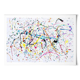 Splashes And Drips Art Print Splashes And Drips Art Print wall art product kenchiro168 / Shutterstock