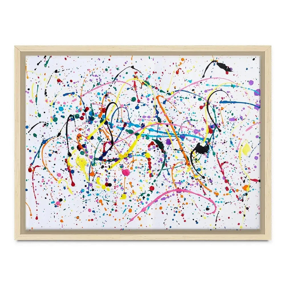 Splashes And Drips Canvas Print Splashes And Drips Canvas Print wall art product kenchiro168 / Shutterstock