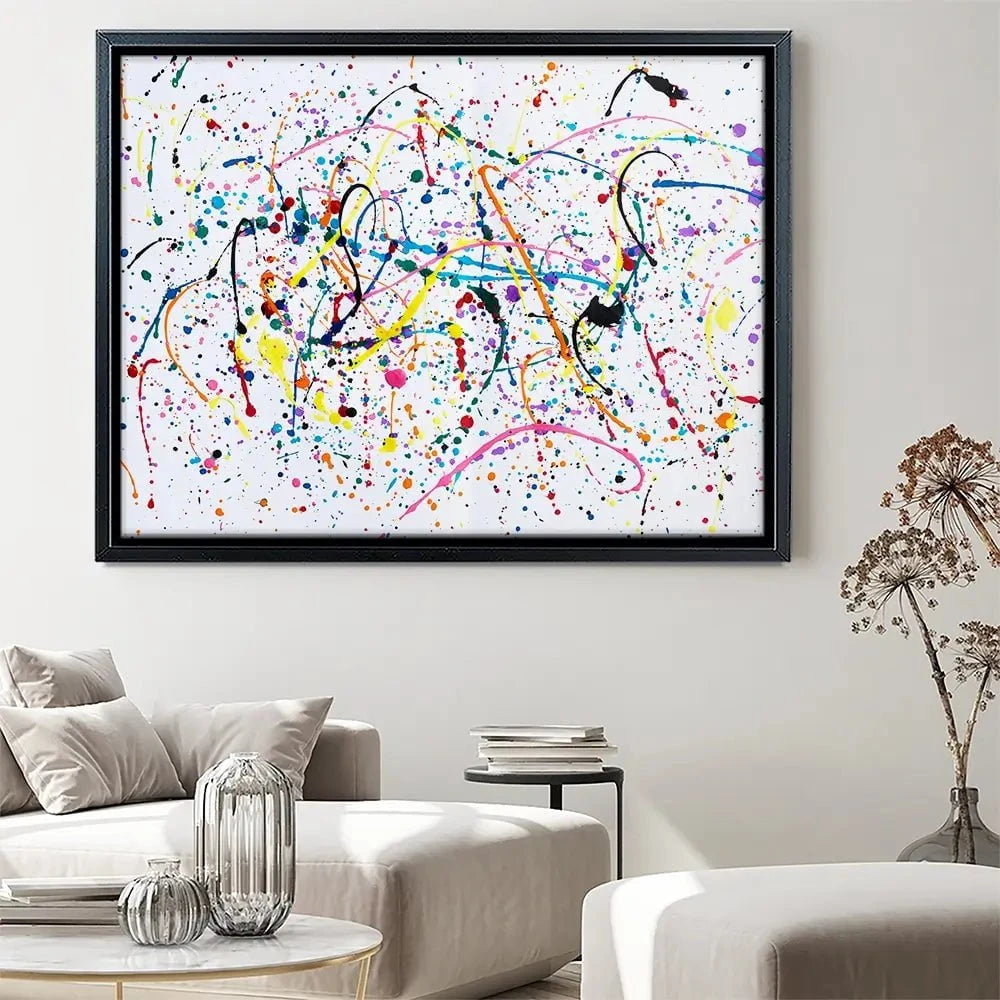 Splashes And Drips Canvas Print Splashes And Drips Canvas Print wall art product kenchiro168 / Shutterstock