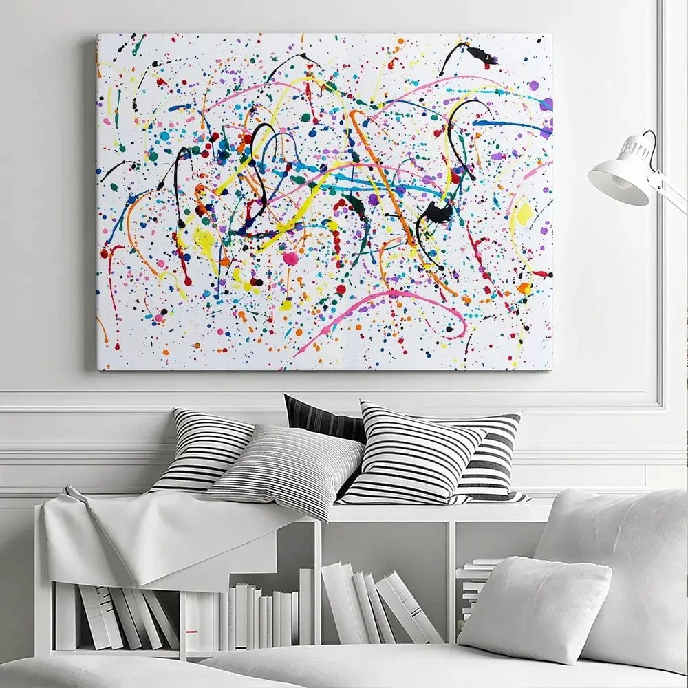 Splashes And Drips Canvas Print Splashes And Drips Canvas Print wall art product kenchiro168 / Shutterstock